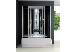 Душевая кабина Oda ODA-8308 150x85 тонированное стекло / черные стенки