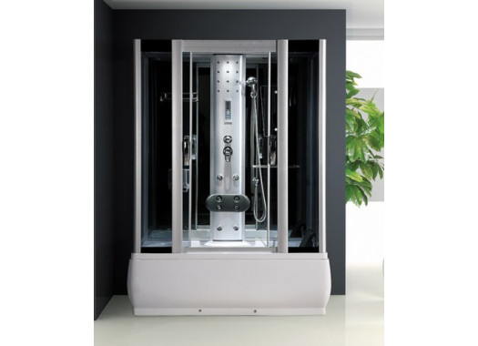 Душевая кабина Oda ODA-8308 150x85 тонированное стекло / черные стенки