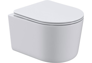 Унитаз подвесной Roxen Simple 530120-01 36,5x45,5 безободковый SoftClose