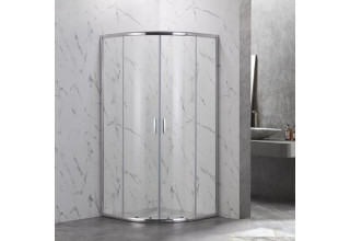 Душевой уголок Veconi Rovigo RV-202 80x80 прозрачные стекла / профиль хром