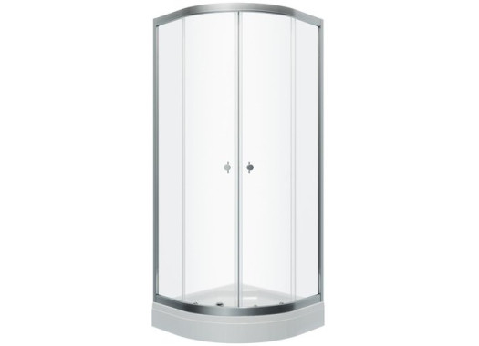 Душевой уголок Тритон Альфа Хром А1 90x90 (низкий поддон / стекла прозрачные)