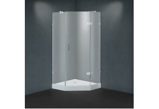 Душевой уголок Timo BY-839 Fabric Glass 100x100 стекло 8 мм