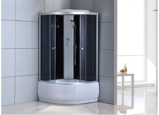 Душевая кабина Oda ODA-8401-90BT 90x90 тонированное стекло / черные стенки