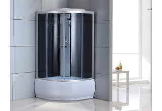 Душевая кабина Oda ODA-8401-90BT 90x90 тонированное стекло / черные стенки