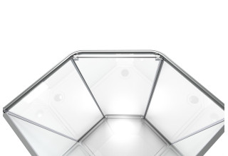 Душевая кабина Timo Premium Ilma-701 100x100 без крыши стекло 6 мм