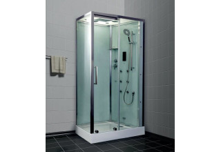 Душевая кабина Timo Puro H-510 120x90 L с турецкой баней стекло 8мм