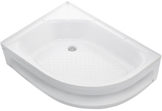 Душевая кабина Мономах Б/К 110/80/24 МЗ L 110x80 стекла прозрачные с рисунком, профиль хром