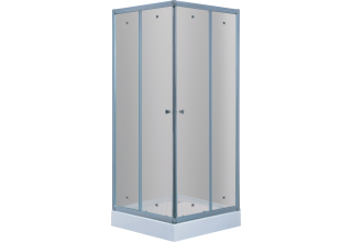 Душевой уголок Timo TL-1102 F Fabric Glass 100x100 стекло 6 мм