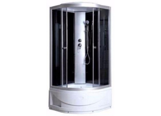 Душевая кабина Oda ODA-BST85T 85x85 тонированное стекло / черные стенки