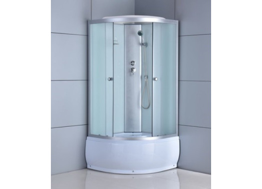 Душевая кабина Oda ODA-8401-80BM 80x80 стекла матовые, профиль хром