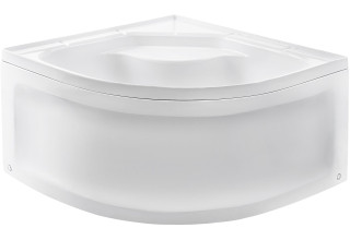 Душевая кабина Мономах Б/К  90/44 С МЗ 90x90 стекла прозрачные с рисунком, профиль хром