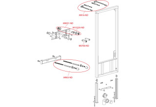 Инсталляция для биде Alcaplast A105/1000