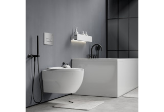 Комплект инсталляции Roxen StounFix Slim 593355 клавиша хром глянцевый