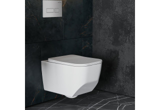 Комплект инсталляции Roxen StounFix Slim 594218 клавиша хром глянцевый
