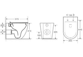 Унитаз Welt-Wasser MERZBACH 002MT-WT подвесной