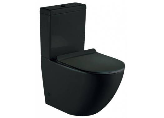 Унитаз напольный Esbano Ripoll-C 62,5x36,5 сиденье Duroplast, SoftClose, черный матовый