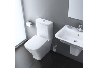 Унитаз напольный Roca The Gap 342477000 + 341471000 + 801472001 с баком и пневмокрышкой