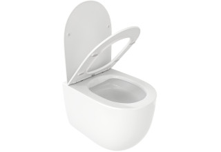 Унитаз подвесной CeruttiSPA OGLIO Aria 36,5x48,5 безободковый SoftClose