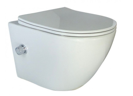 Унитаз подвесной Esbano Teruel-WB 36,5x48,5 с функцией биде, белый