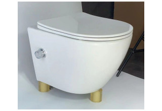 Унитаз подвесной Esbano Teruel-WB 36,5x48,5 с функцией биде, белый