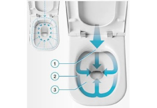 Унитаз подвесной Roca The Gap Clean Rimless с сиденьем Duroplast SoftClose A34647L000+A801472004