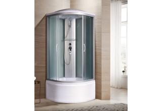 Душевая кабина River NARA XL 100/44 MT 100x100 стекла матовые, профиль хром матовый