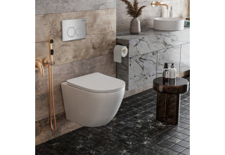Инсталляция Roxen StounFix Slim 710200 с клавишей смыва Santi 410260CH
