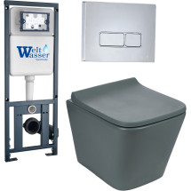 Комплект Welt-Wasser MARBERG 410 + GELBACH 004 MT-GR + MAR 410 SE с клавишей хром