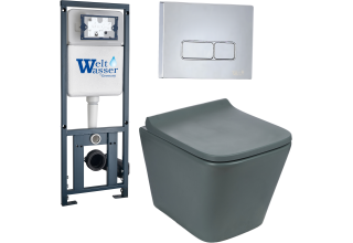 Комплект Welt-Wasser MARBERG 410 + GELBACH 004 MT-GR + MAR 410 SE с клавишей хром