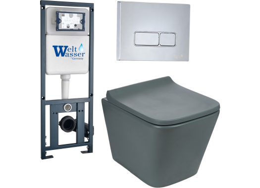 Комплект Welt-Wasser MARBERG 410 + GELBACH 004 MT-GR + MAR 410 SE с клавишей хром