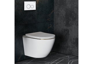 Комплект инсталляции Roxen StounFix Slim 728092 клавиша белый глянец