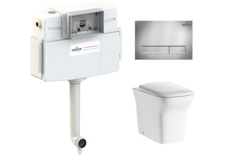 Комплект инсталляции и унитаза 4 в 1 Lavinia Boho Relfix Bristol 77060242(состоит из 33050030, 38020010, 3805001C)