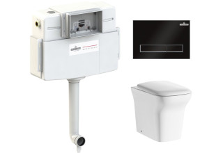 Комплект инсталляции и унитаза 4 в 1 Lavinia Boho Relfix Bristol 77060244(состоит из 33050030, 38020010, 380501MB)