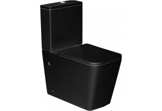 Унитаз-компакт Esbano Duero ESUNDUERMB 64x36,5 сиденье Duroplast, микролифт, черный матовый