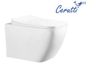 Унитаз подвесной CeruttiSpa Nemo Aria PP CT9753 51x36 сиденье из ABS, микролифт