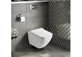 Унитаз подвесной CeruttiSpa Nemo Aria PP CT9753 51x36 сиденье из ABS, микролифт