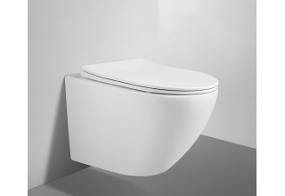 Унитаз подвесной CeruttiSpa SELLA Aria MW CT9161 49x36 сиденье Duroplast, микролифт, белый матовый