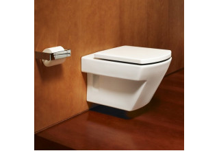 Унитаз подвесной Roca Hall Compacto 346627000 + 801620004 с крышкой