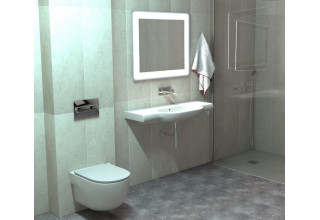 Унитаз подвесной Roca Meridian-N Compact Rimless A34H242000 36x48 SoftClose