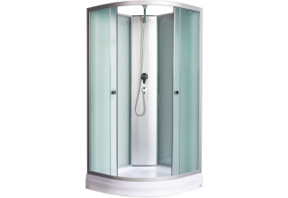 Душевая кабина River NARA LIGHT Б/К XL 90/24 MT 90x90 стекла матовые, профиль хром матовый