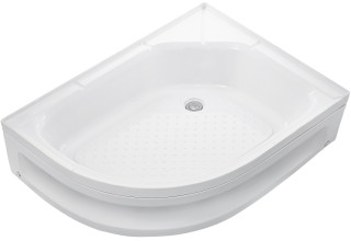 Душевая кабина River NARA Б/К 100/80/24 МТ R 100x80  без крыши, правая, стекла матовые, профиль матовый хром