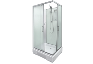 Душевая кабина River Quadro 100/80/24 МТ без крыши 100x80