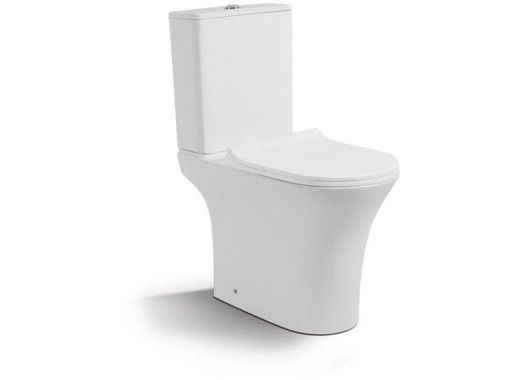 Напольный унитаз CeruttiSpa Bernina 35,5x66,5 безободковый SoftClose