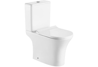 Напольный унитаз CeruttiSpa Bernina 35,5x66,5 безободковый SoftClose