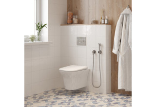 Подвесной унитаз CeruttiSpa Ami Aria 36x50 безободковый SoftClose