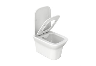 Подвесной унитаз CeruttiSpa Ami Aria 36x50 безободковый SoftClose