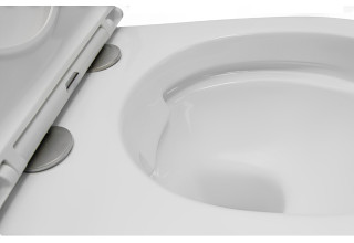 Подвесной унитаз CeruttiSpa Sella Aria 36x49,5 безободковый SoftClose