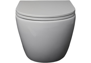 Подвесной унитаз CeruttiSpa Sella Aria 36x49,5 безободковый SoftClose