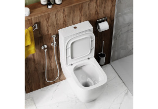 Унитаз напольный Ceruttispa Chika CT8708 62x38,5 сиденье Duroplast, микролифт