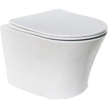 Унитаз подвесной CeruttiSpa ADIGE Aria MW CT9245 36x49 сиденье Duroplast, микролифт, белый матовый